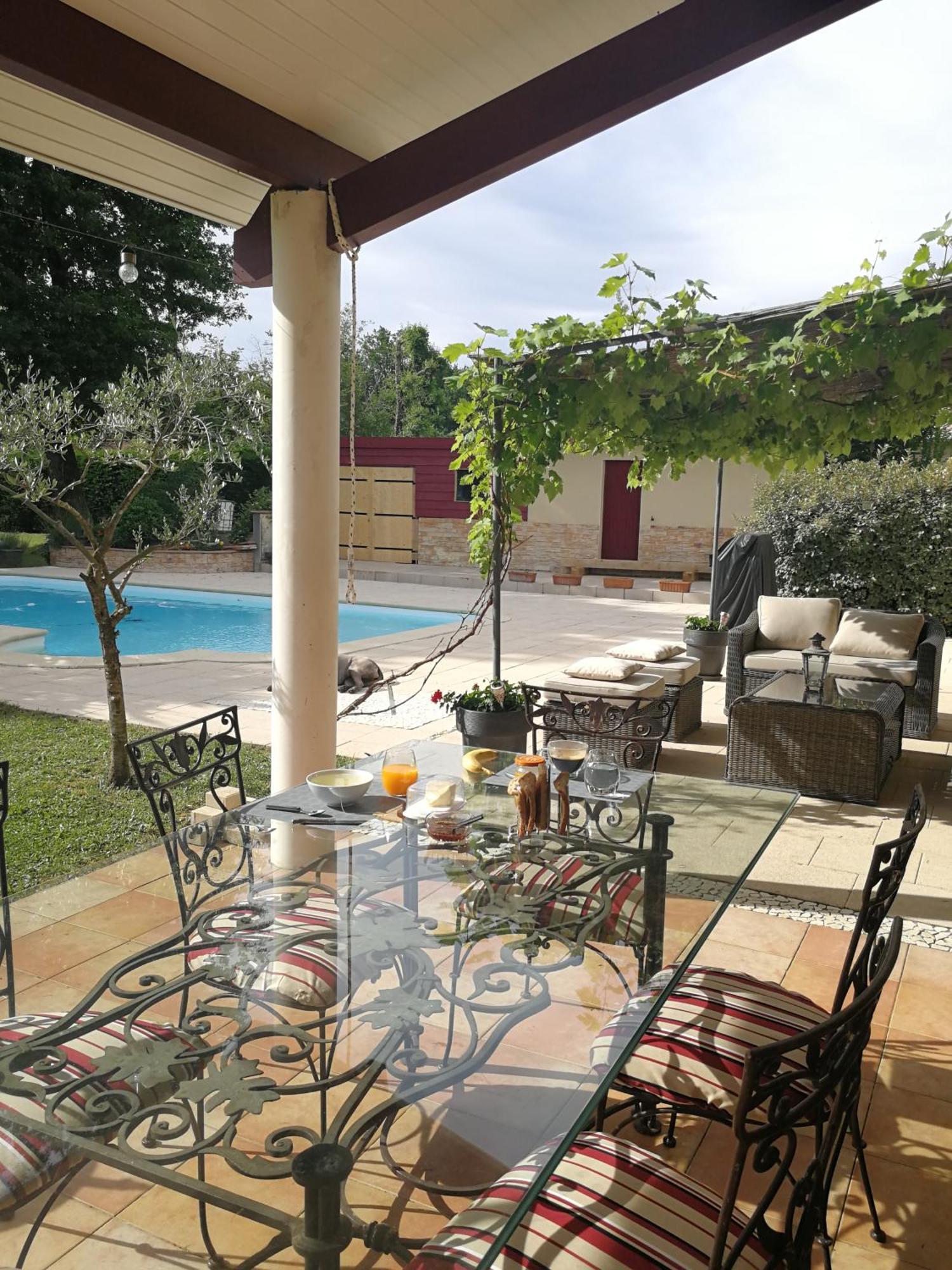 Lucbardez-et-Bargues Au Doux Repos B&B 외부 사진